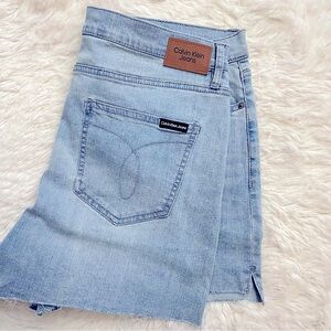 Calvin Klein Women's Blue Denim Shorts